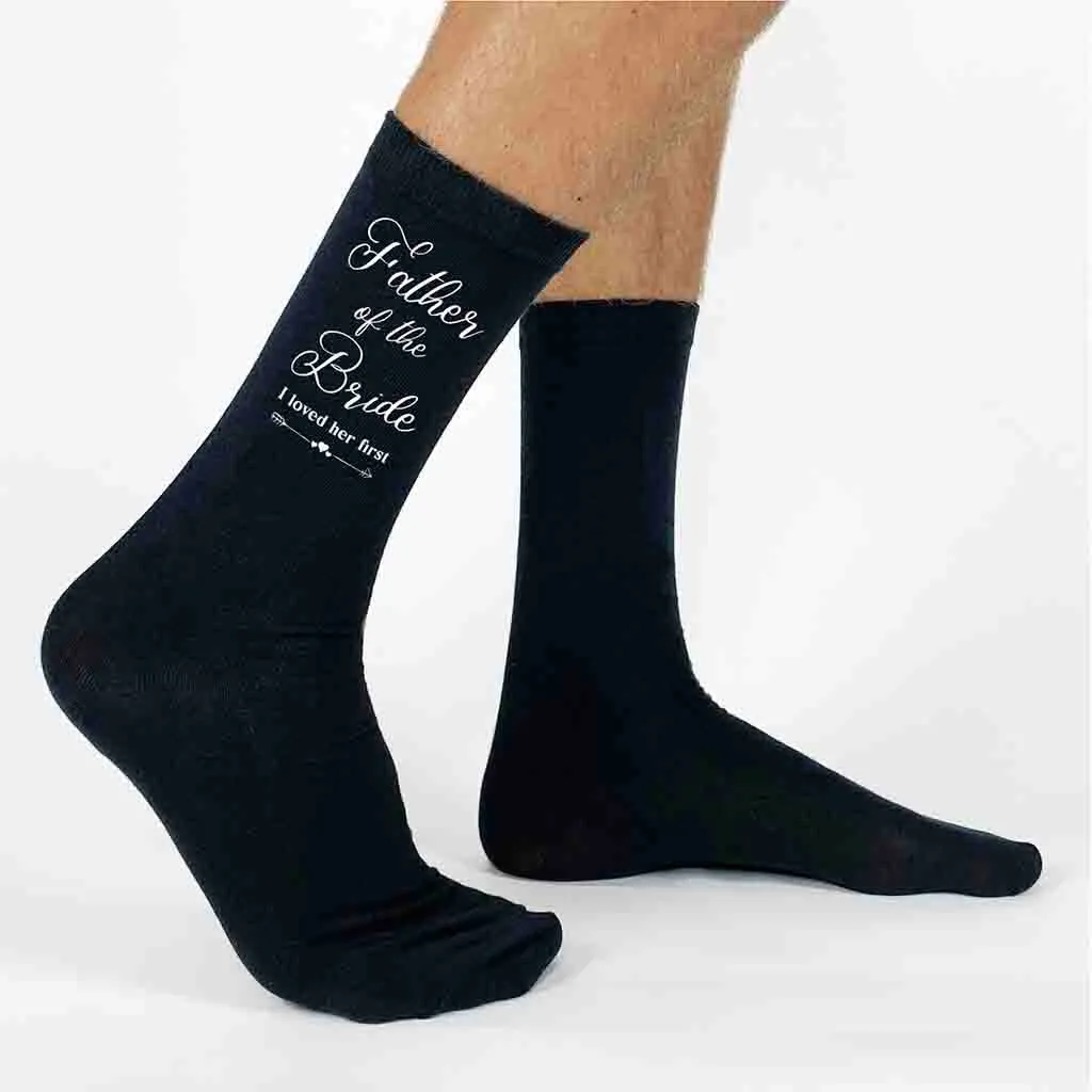 Special Socks for the Father of the Bride