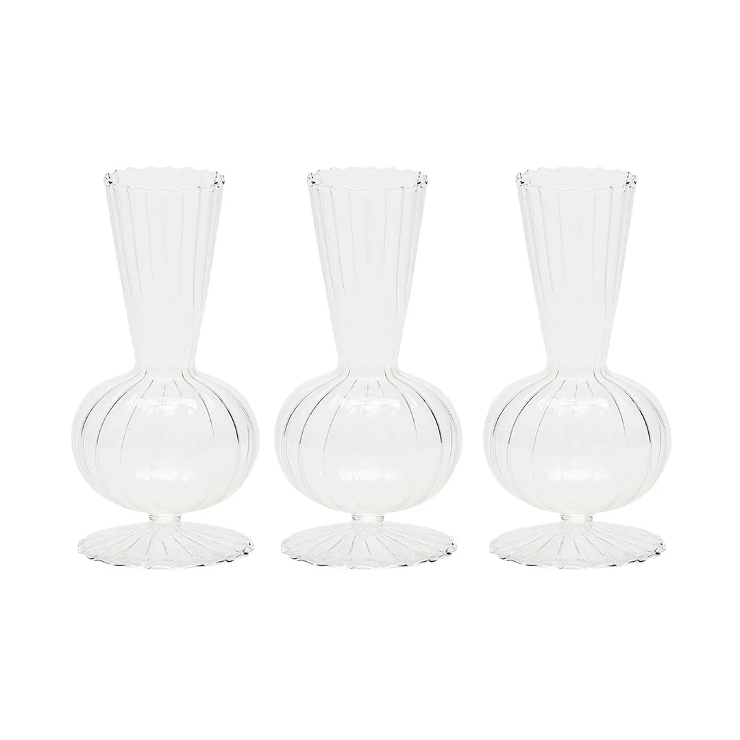 Tess Swirl Bud Vases, Set of 3