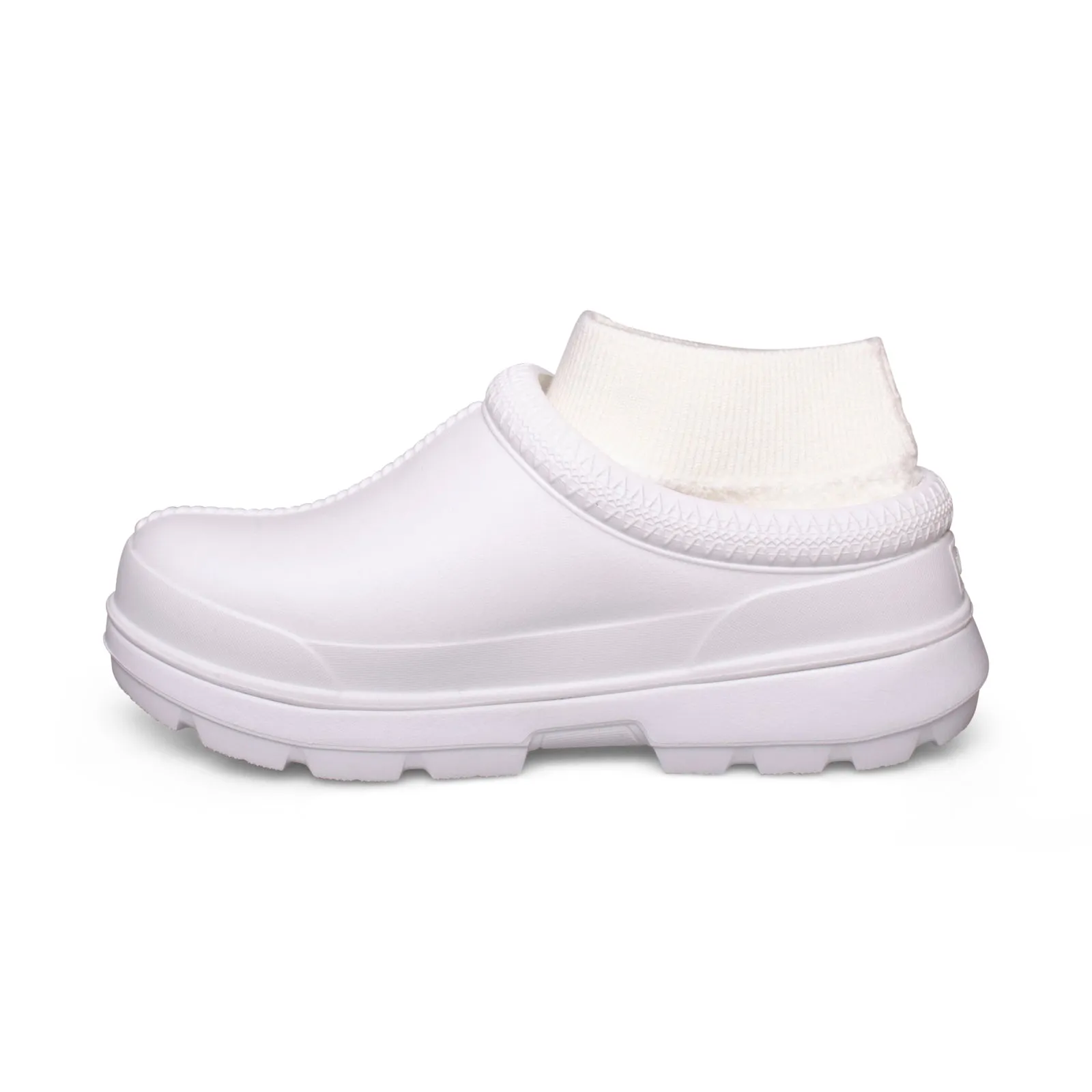 UGG Tasman X Bright White Rain Clog Shoes - Women's