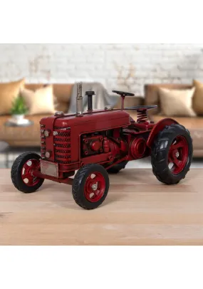 Vintage Tractor - Red