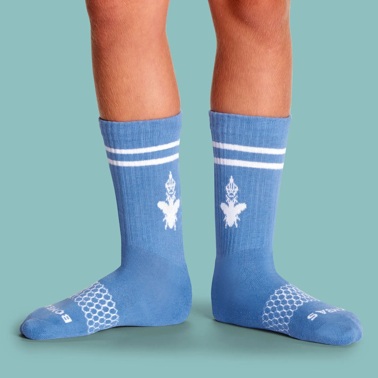 Youth Solid Calf Sock 8-Pack