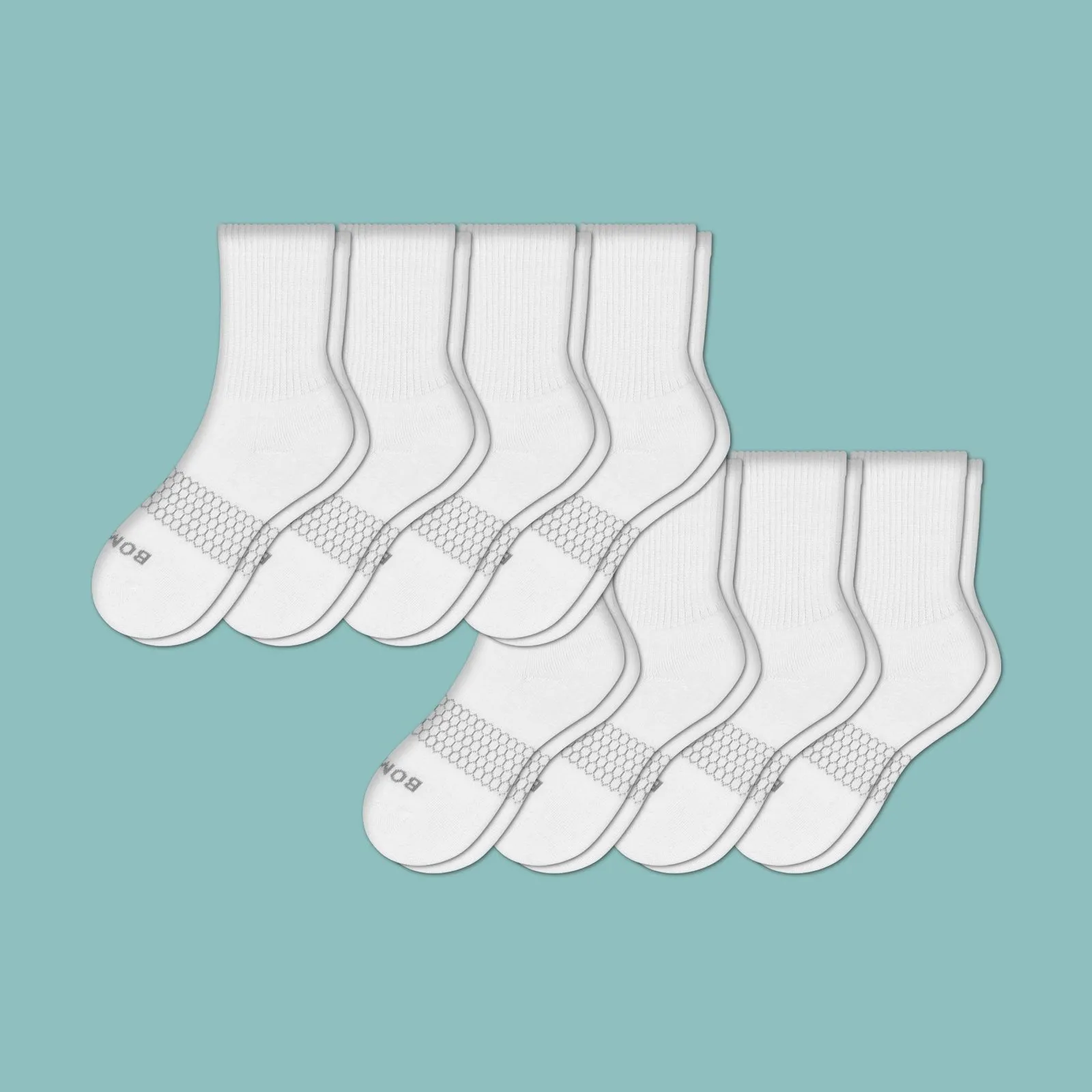 Youth Solid Calf Sock 8-Pack