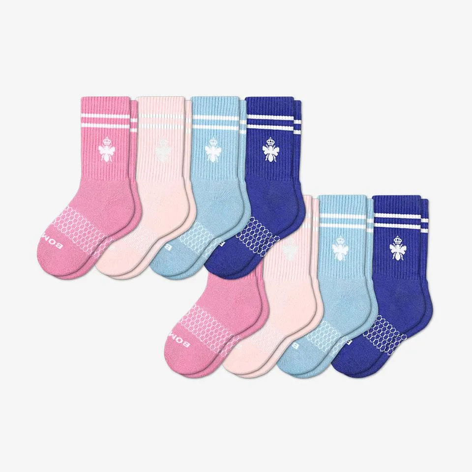 Youth Solid Calf Sock 8-Pack