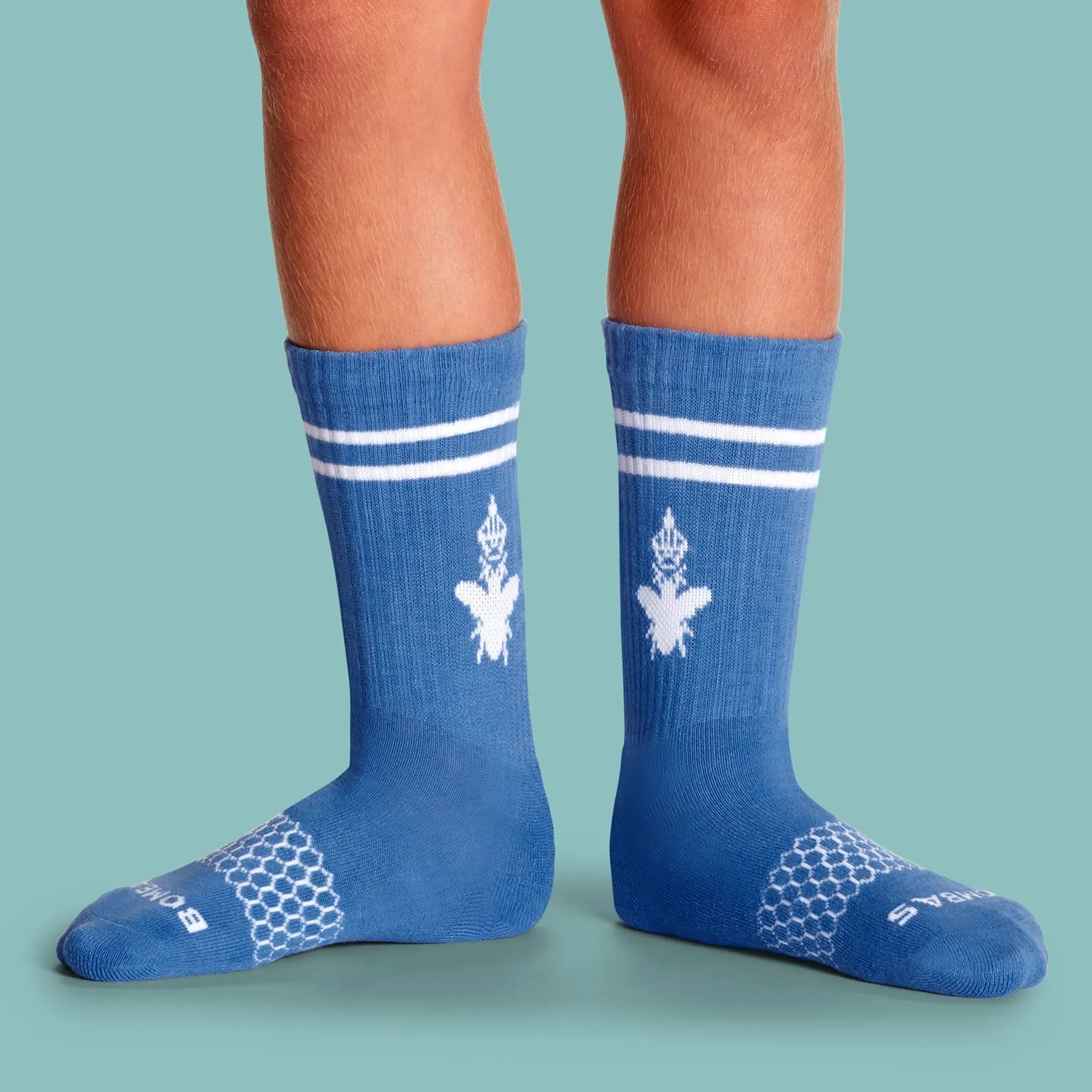 Youth Solid Calf Sock 8-Pack